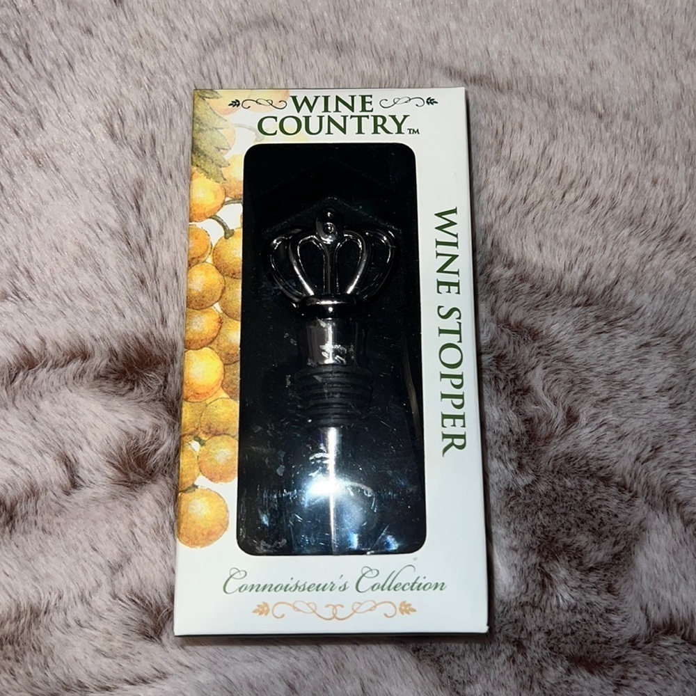 NWT Wine Country Wine Stopper